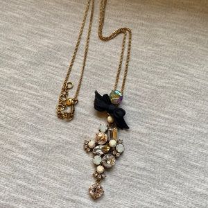 J.Crew Crystal Cluster Pendant Necklace ✨